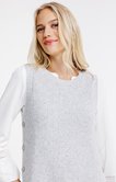 Pull maille brillante