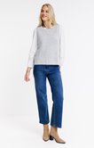 Pull maille brillante