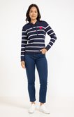 Pull rayé
