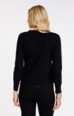 Cardigan avec point cocotte contrasté