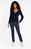 Cardigan avec bords festonnés