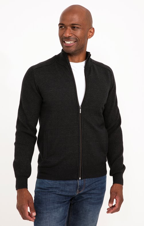 Gilet uni zippé barry