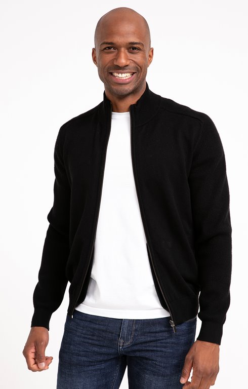 Gilet uni zippé barry