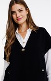 Cardigan poncho