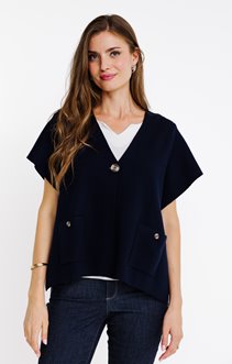 Cardigan poncho