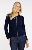 Cardigan zippé