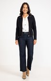 Cardigan détails contrastés