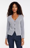 Cardigan matière fantaisie