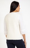 Cardigan maille fantaisie