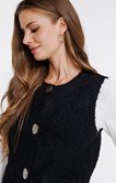 Cardigan maille fantaisie