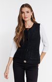Cardigan maille fantaisie