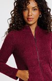 Cardigan matière fantaisie