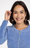 Cardigan maille chenille