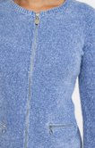 Cardigan maille chenille