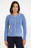 Cardigan maille chenille