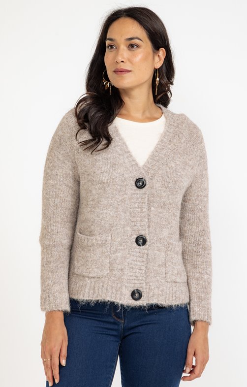 Cardigan boutonné