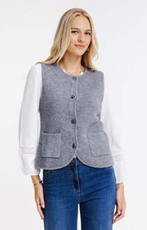 Cardigan maille brillante