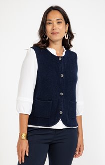 Cardigan maille brillante