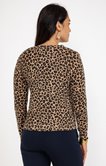 Cardigan léopard