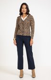 Cardigan léopard