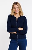 Cardigan matière fantaisie