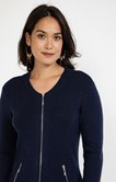 Cardigan maille brillante