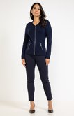 Cardigan maille brillante