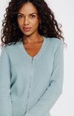 Cardigan maille brillante
