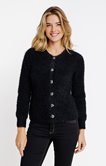 Cardigan maille fluffy