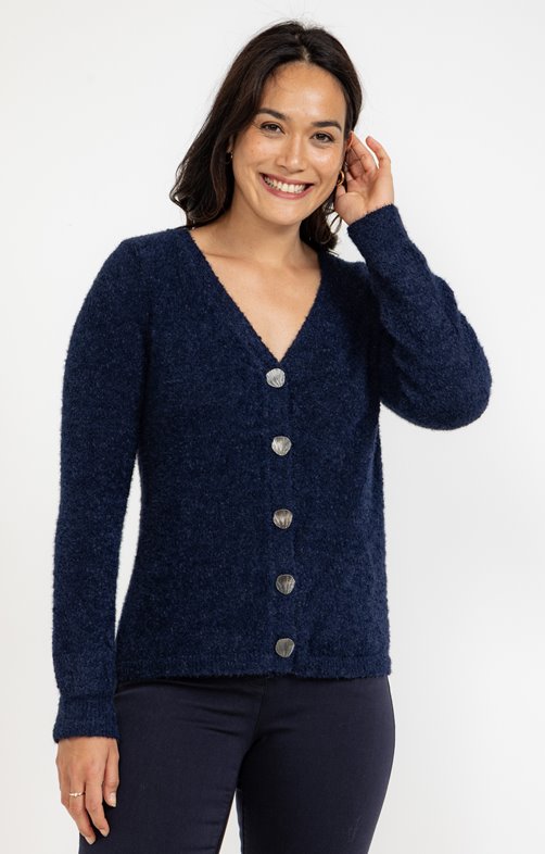 Cardigan boutons ginko