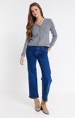 Cardigan détails léopard