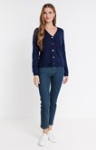Cardigan avec boutons 