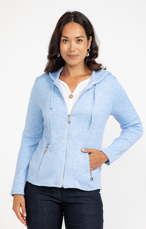 Cardigan zippé