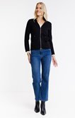 Cardigan maille brillante