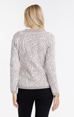 Cardigan zebré