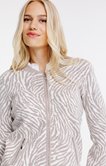 Cardigan zebré