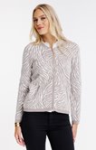 Cardigan zebré