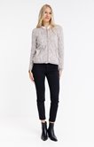 Cardigan zebré
