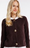 Cardigan maille chenille