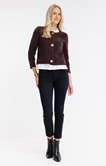Cardigan maille chenille