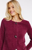 Cardigan maille chenille