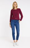 Cardigan maille chenille