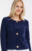Cardigan maille chenille