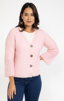 Cardigan manches pagode