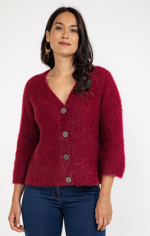 Cardigan manches pagode