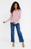Cardigan maille fantaisie