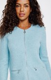 Cardigan maille fantaisie