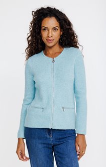 Cardigan maille fantaisie
