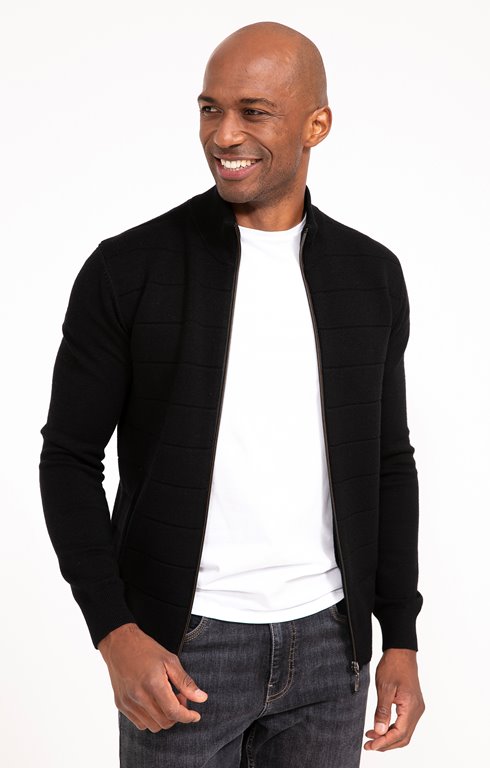 Gilet uni zippé sahara