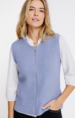 Cardigan zippé maille fantaisie